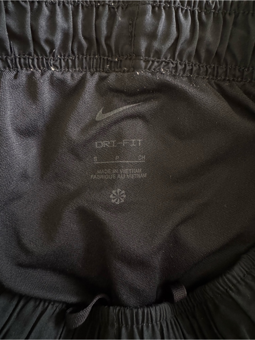 Nike Dri-FIT Tempo Running Shorts Small Black  White Athletic Gym Running Shorts - Picture 3 of 3